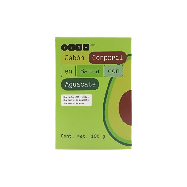 Jabón Corporal en Barra con Aguacate  YEMA