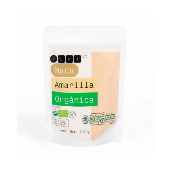 Maca Amarilla Orgánica en Polvo YEMA