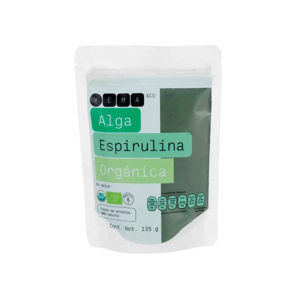 Alga espirulina orgánica en polvo YEMA