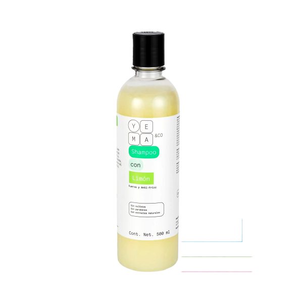 Shampoo con Limón Fuerza y Anti-frizz YEMA