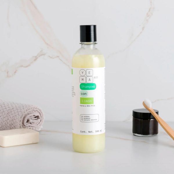 Shampoo con Limón Fuerza y Anti-frizz YEMA