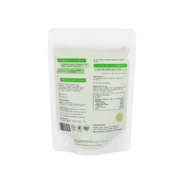 Te matcha orgánico en polvo YEMA
