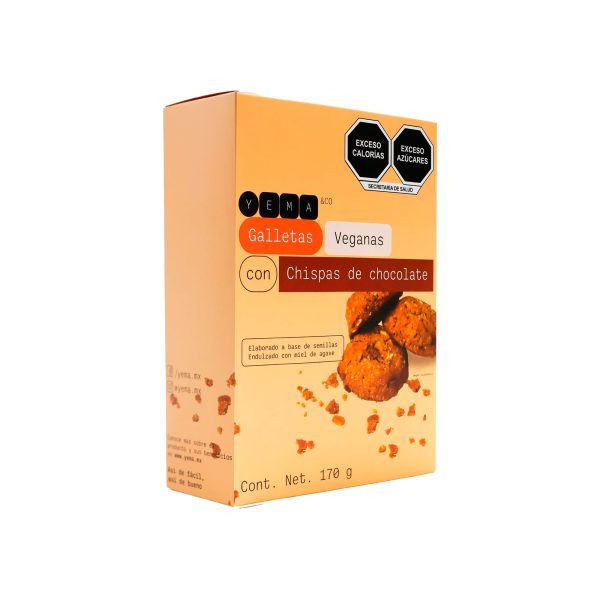 Galletas Veganas con Chispas de Chocolate YEMA