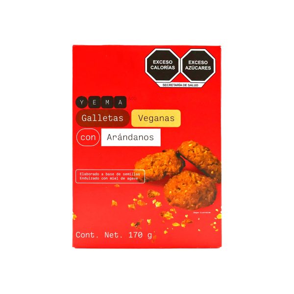 Galletas Veganas con Arándanos YEMA