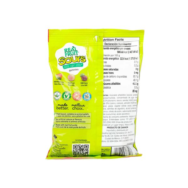 Gomitas Frutales Ácidas Dare