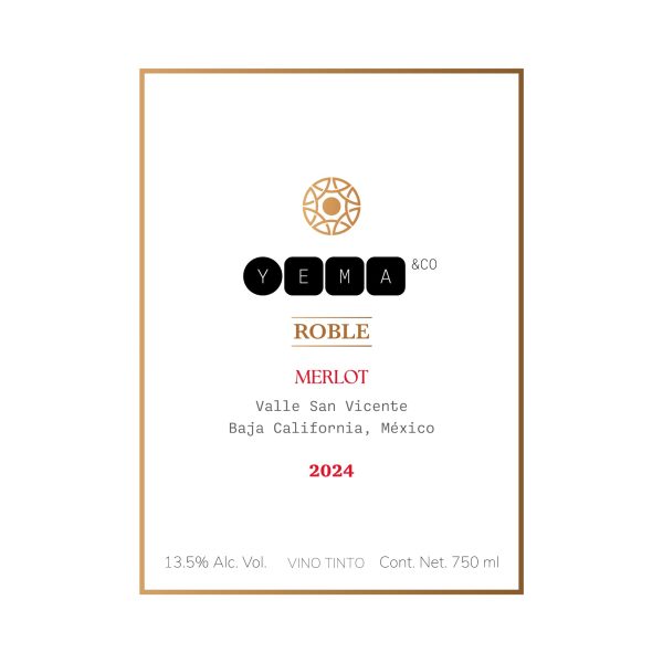Vino Tinto Merlot Roble YEMA