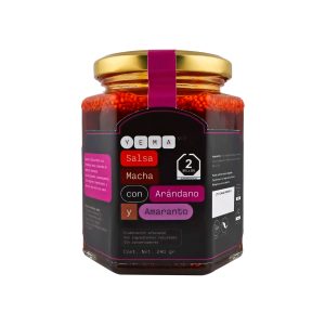 Salsa Macha con Arándano y Amaranto YEMA