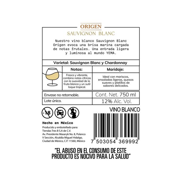 35076-Vino-Blanco-Origen-Sauvignon-Blanc-YEMA-3 Vino Blanco Origen Sauvignon Blanc YEMA