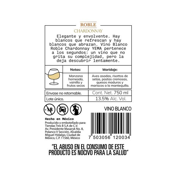 35201-Vino-Blanco-Roble-Chardonnay-YEMA-3 Vino Blanco Roble Chardonnay YEMA