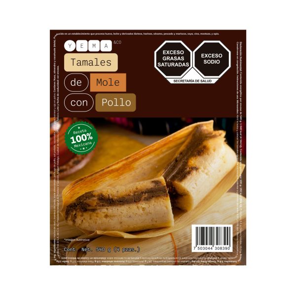 Tamales-de-mole-con-pollo Tamales de Mole con Pollo