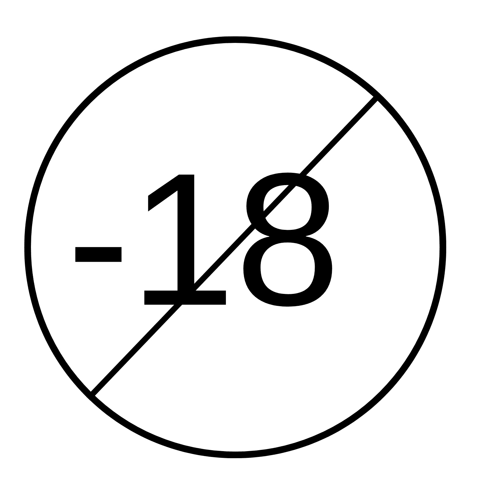 Prohibido menores de 18 años