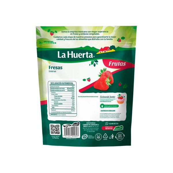 Fresas Congeladas La Huerta