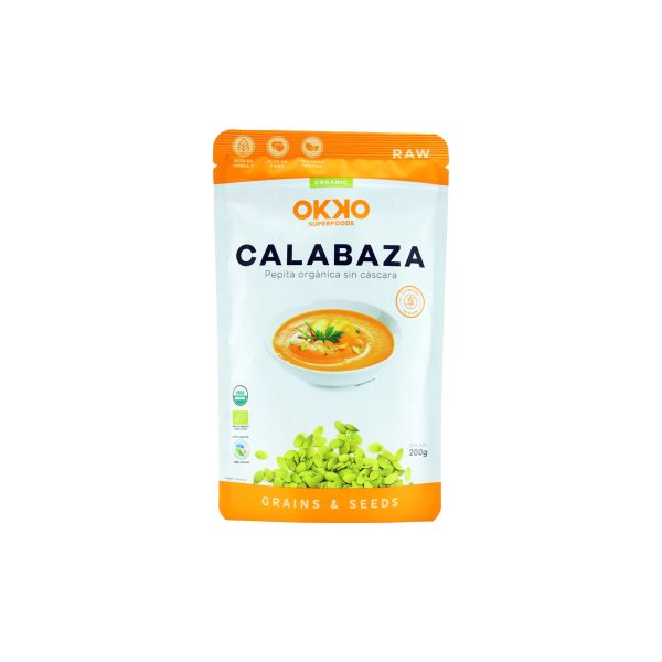 30266-Semillas Calabaza 200 grs OKKO-01 Pepitas Orgánicas de Calabaza