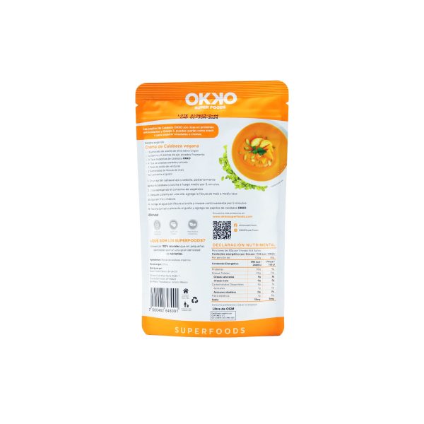 30266-Semillas Calabaza 200 grs OKKO-02 Pepitas Orgánicas de Calabaza