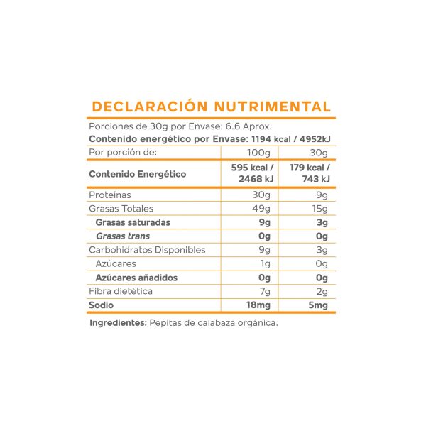 30266-Semillas Calabaza 200 grs OKKO-03 Pepitas Orgánicas de Calabaza