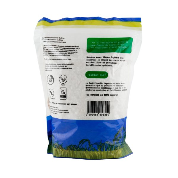 Arroz Super Extra Orgánico YEMA