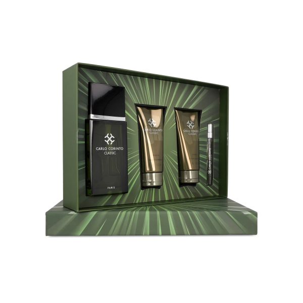 Set Carlo Corinto Classic Hombre 4 Piezas