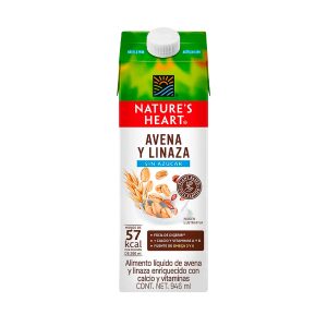 Bebida de Avena y Linaza Sin Azúcar Nature's Heart