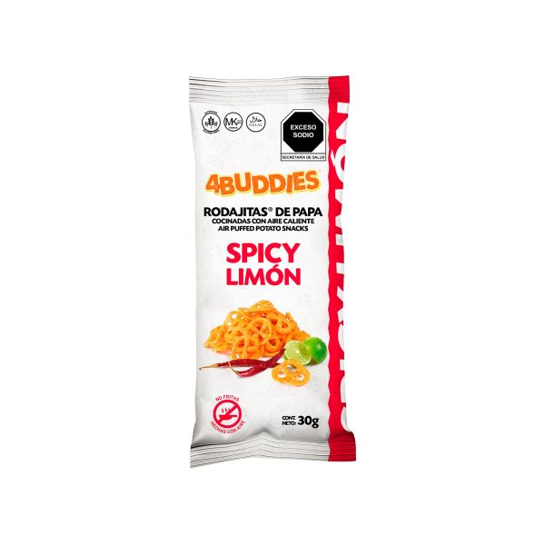 Rodajitas de Papa Spicy Limón 4Buddies