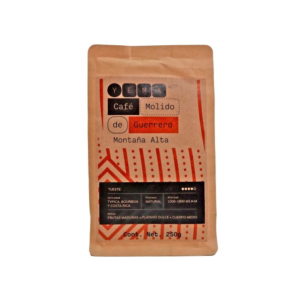 Café Molido de Guerrero Montaña Alta YEMA