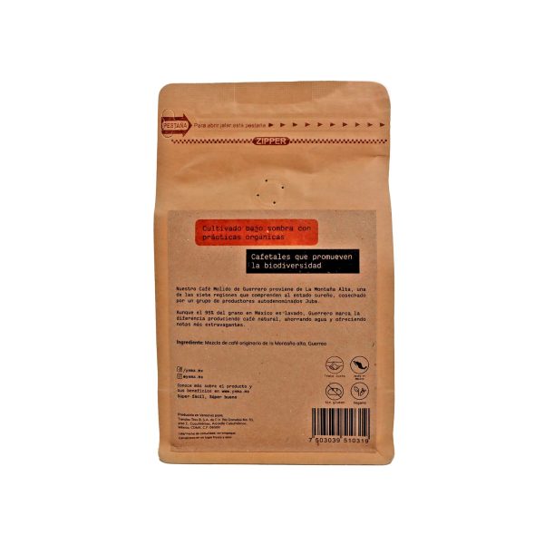 Café Molido de Guerrero Montaña Alta YEMA