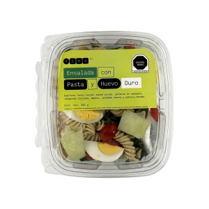 Ensalada con Pasta y Huevo Duro