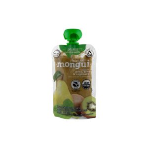 Papilla Orgánica de Pera, Kiwi y Espinaca Mongui