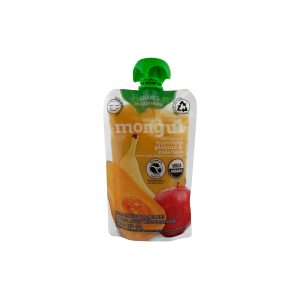 Papilla Orgánica de Manzana Plátano y Calabaza Mongui
