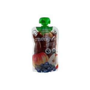 Papilla Orgánica de Manzana y Mora Azul Mongui