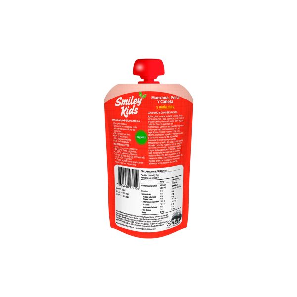 29851-Papilla-Orgánica-de-Manzana,-Pera-y-Canela-2 Papilla Orgánica de Manzana, Pera y Canela Smiley Kids