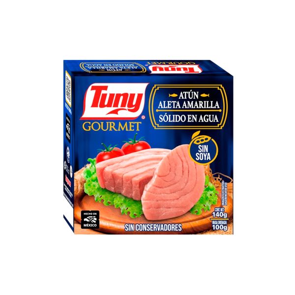 Atún Gourmet Sólido en Agua Tuny