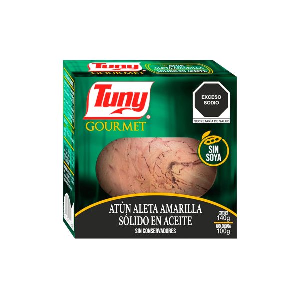 Atún Aleta Amarilla Sólido en Aceite Tuny