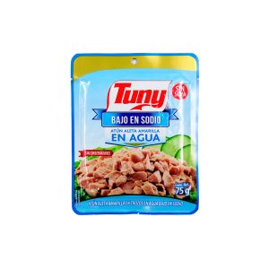 Atún Bajo en Sodio en Agua Pouch Tuny