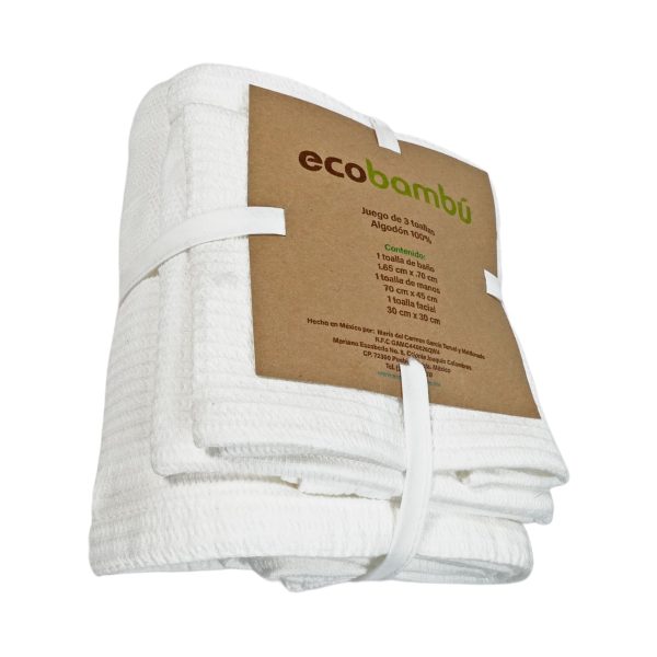 35546-Set-3-toallas-eco-bambu-2 Set 3 Toallas de Algodón Ecobambú