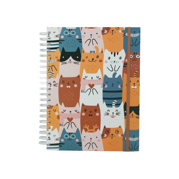 35609Libreta Libreta Diseño Gatitos 200 Hojas Velmont