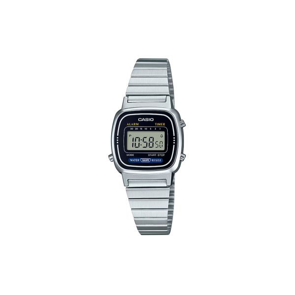 35410-reloj-casio-1 Reloj Casio Vintage Digital LA670WA-1VT Plateado