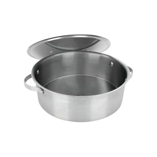 35732-arrocera-2 Arrocera Moven de Acero Inoxidable 6 Litros con Tapa